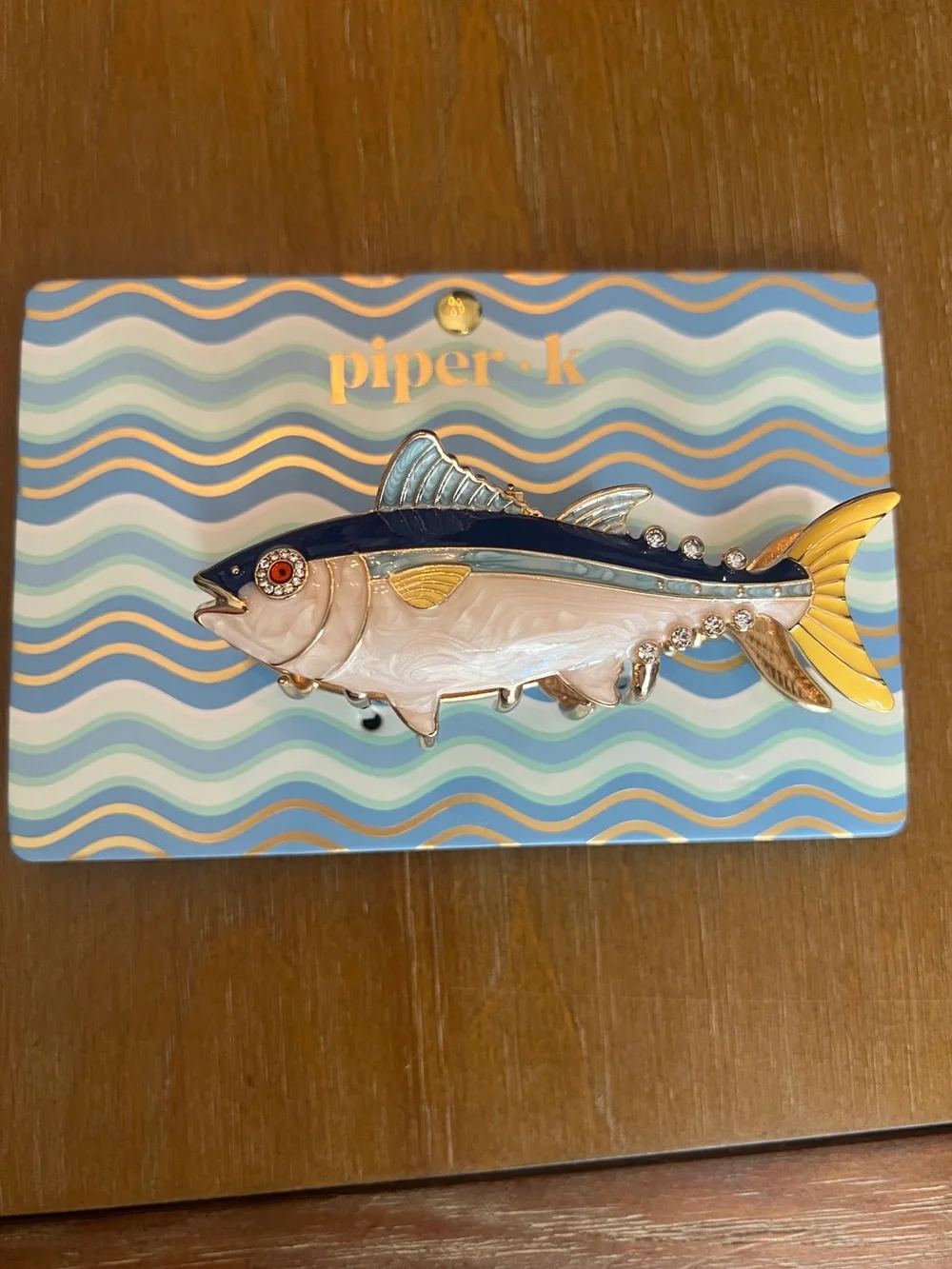 NWT ✧🐟✧ Piper K ✧🐟✧ Tuna Fish Metal Hair Claw Clip